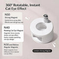 Rotating Magnetic Cat Eye Nail Art Tool for Glass Bead Effects - Beginner-Friendly