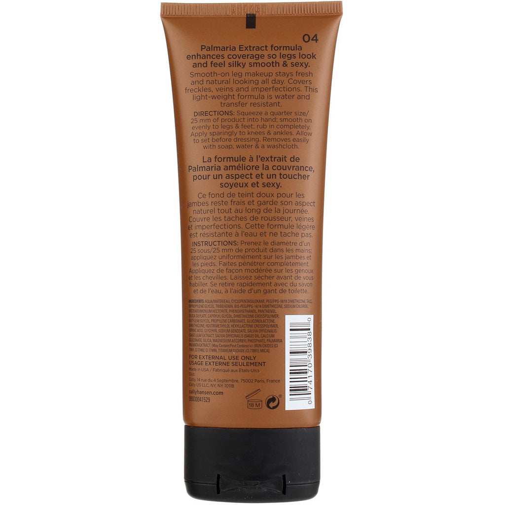 Water-Resistant Airbrush Legs Lotion for Flawless, Silky Smooth Legs - Deep 4 oz