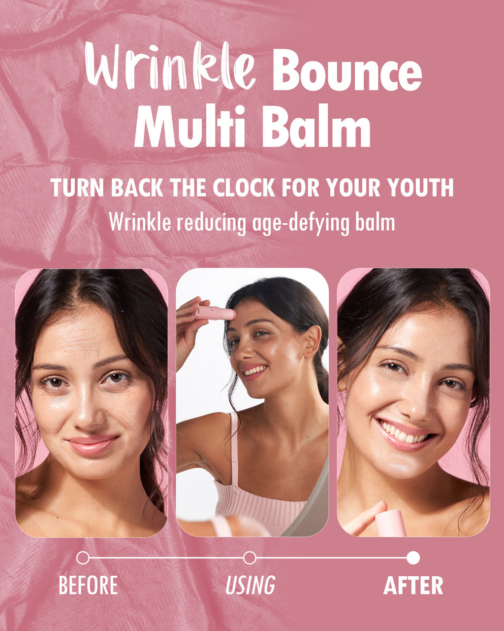 KAHI Wrinkle Bounce Multi Balm 9g - Anti-Aging Moisturizer & Lip Balm