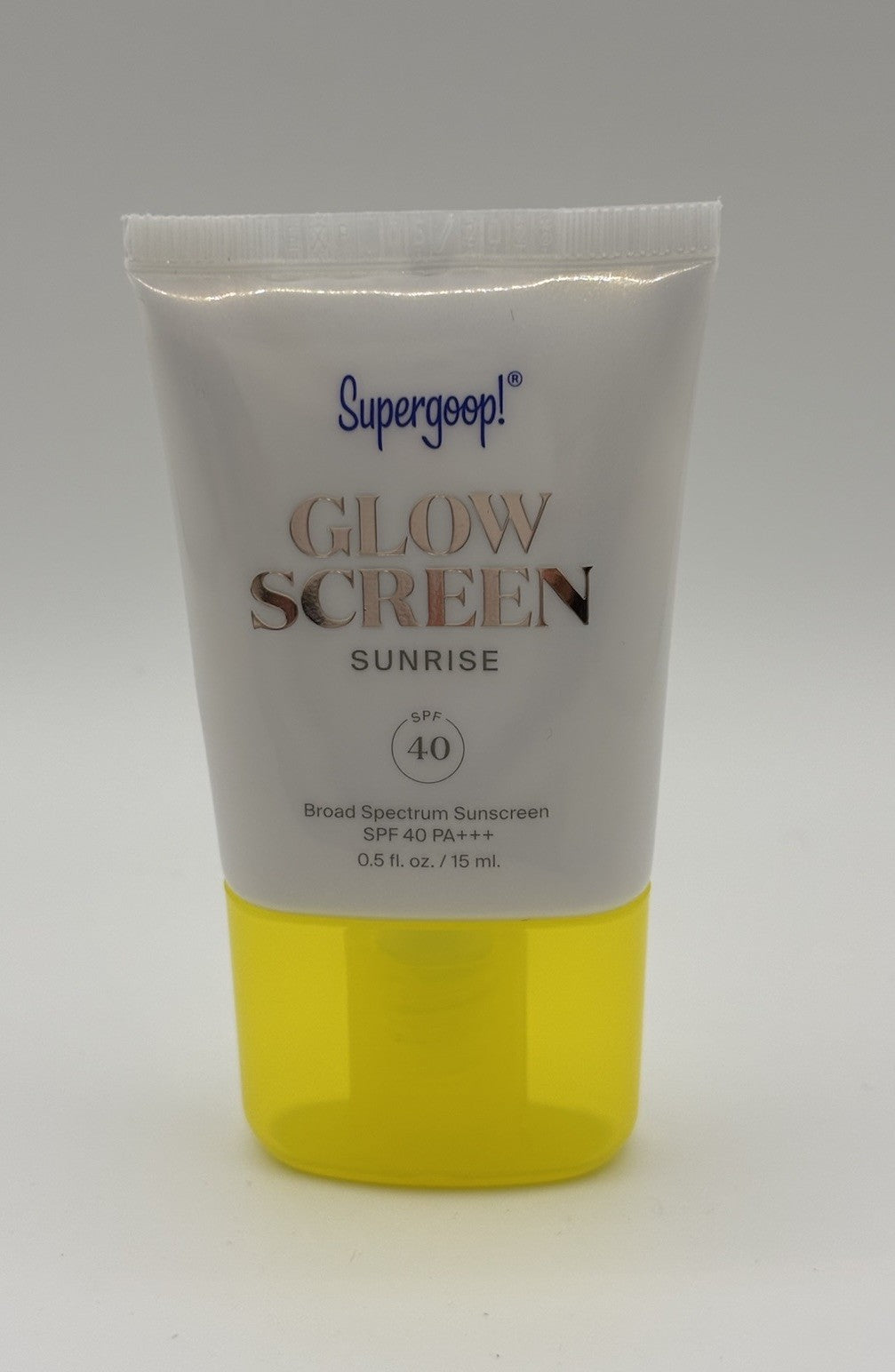 Supergoop! Glowscreen SPF 40 Sunscreen Travel Size 15ml - Hydrating Primer