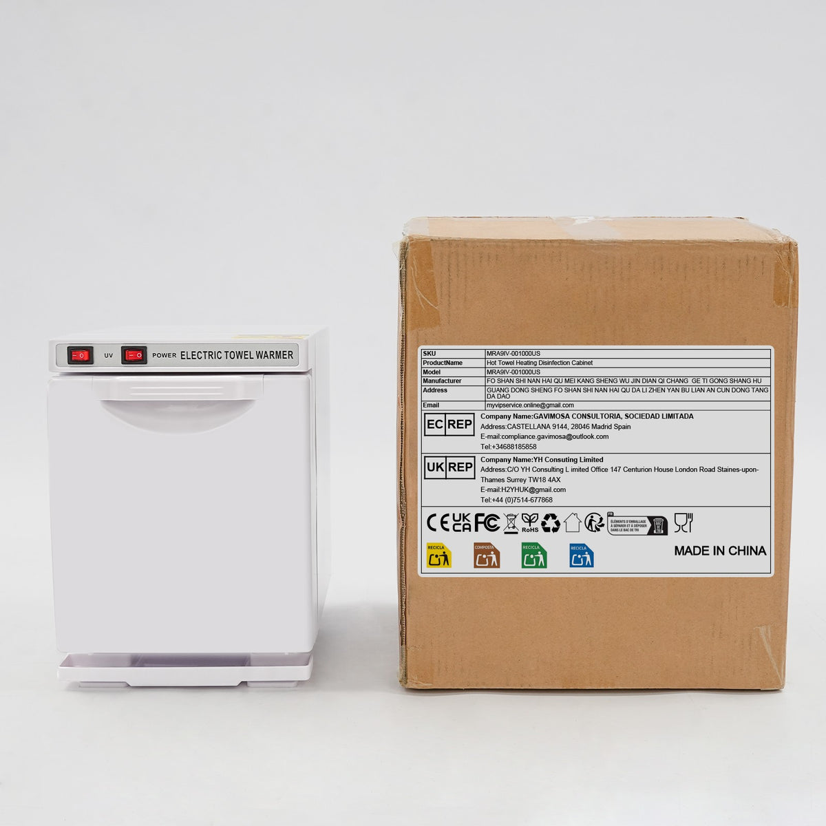 Electric Towel Warmer Cabinet - Large Capacity, Quick Heating, Hygienic UV Lamp