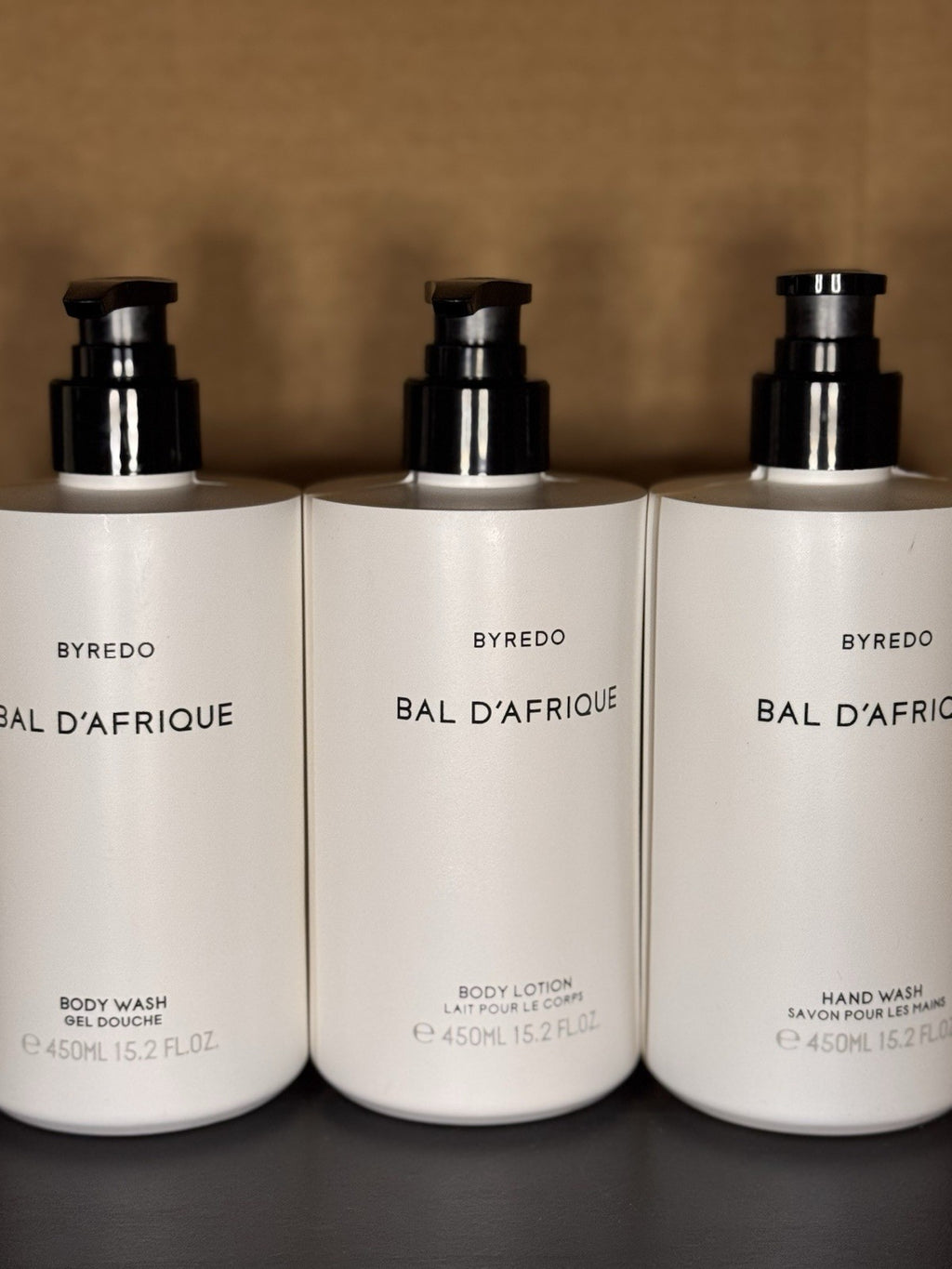 BYREDO Bal d'Afrique Body & Hand Wash Lotion Set - 15.2oz / 450ml Bundle