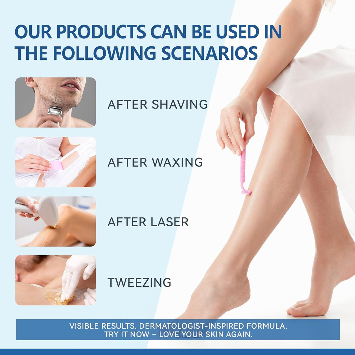 Ingrown Hair Treatment Serum for Razor Bumps & Skin Smoothing - 3.38 Fl Oz