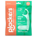 Micro Mint Dental Floss Picks 300 Count - Strong, Slim, Durable Oral Floss