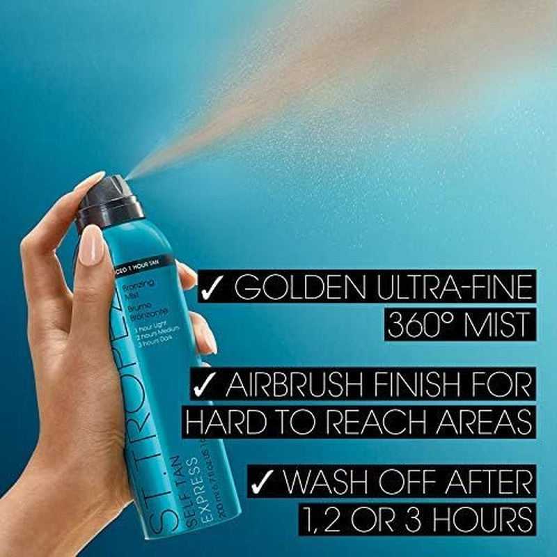 Self Tanner Bronzing Mist - Natural Sunless Tanning Spray, 6.7 Fl Oz