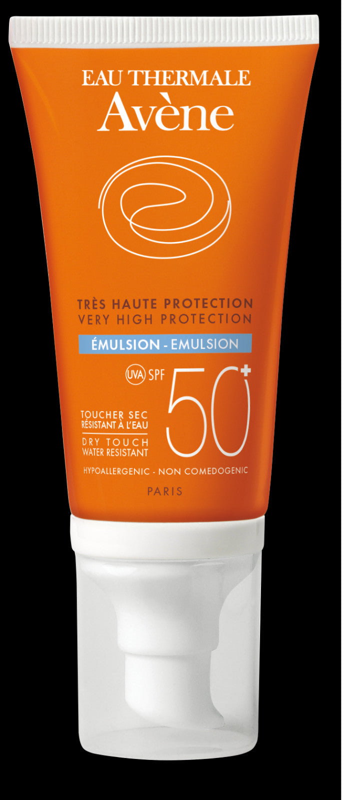 High SPF 50 Sun Protection Emulsion for Sensitive Skin - Water-Resistant, 50ml