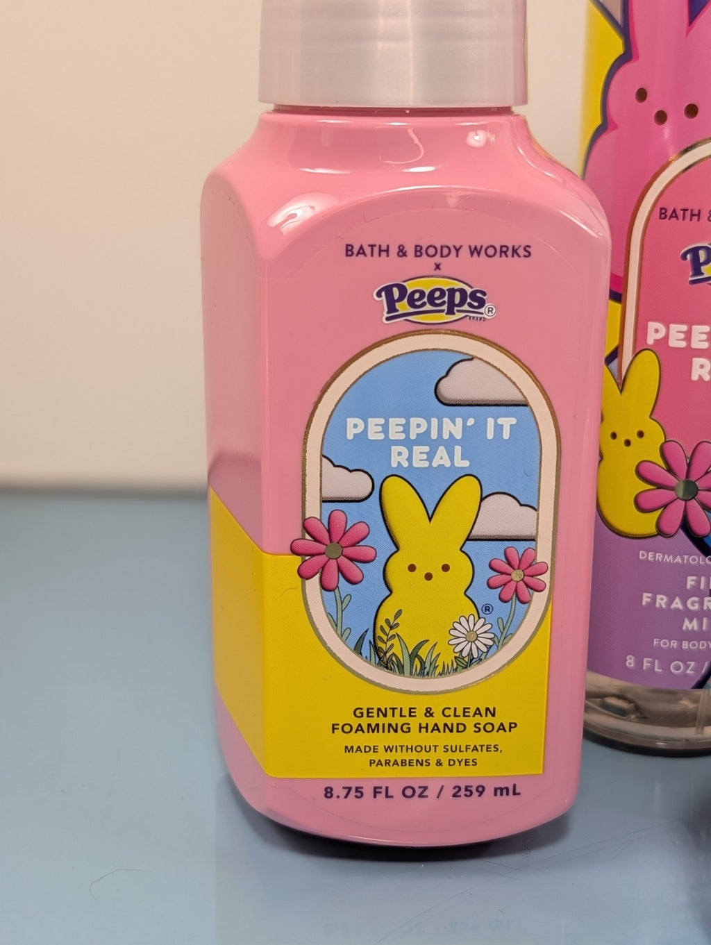 Bath & Body Works Peeps Marshmallow Vanilla Body Care Set - Mist, Body Wash, Lotion, Hand Sanitizer, & Candle