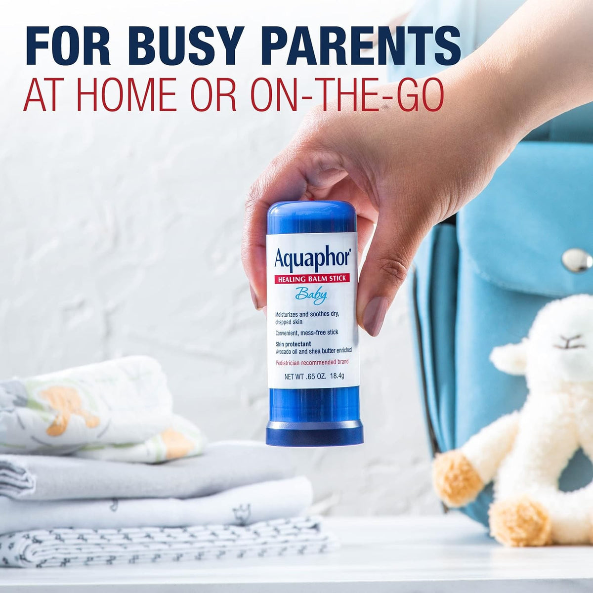 Aquaphor Baby Healing Balm Stick with Avocado Oil & Shea Butter 0.65 Oz