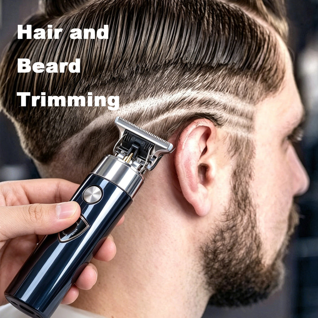 Cordless 5-in-1 Men’s Grooming Kit with Hair Clipper Trimmer and LED Display