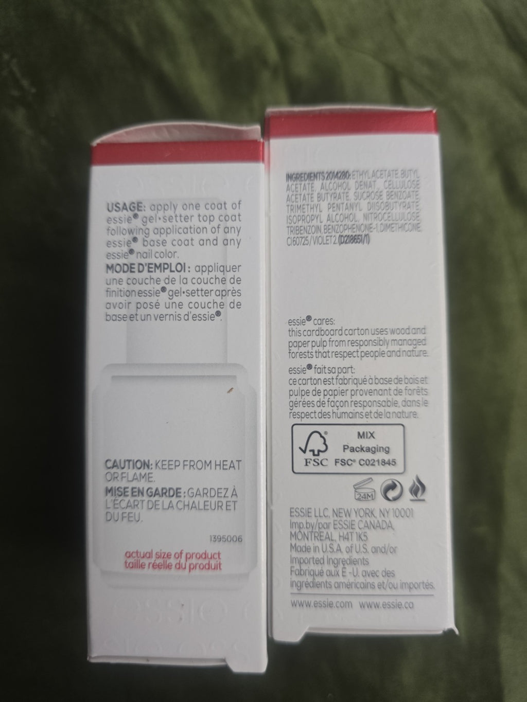 Essie Gel Top Coat Set - Durable Shine & Long-Lasting Finish