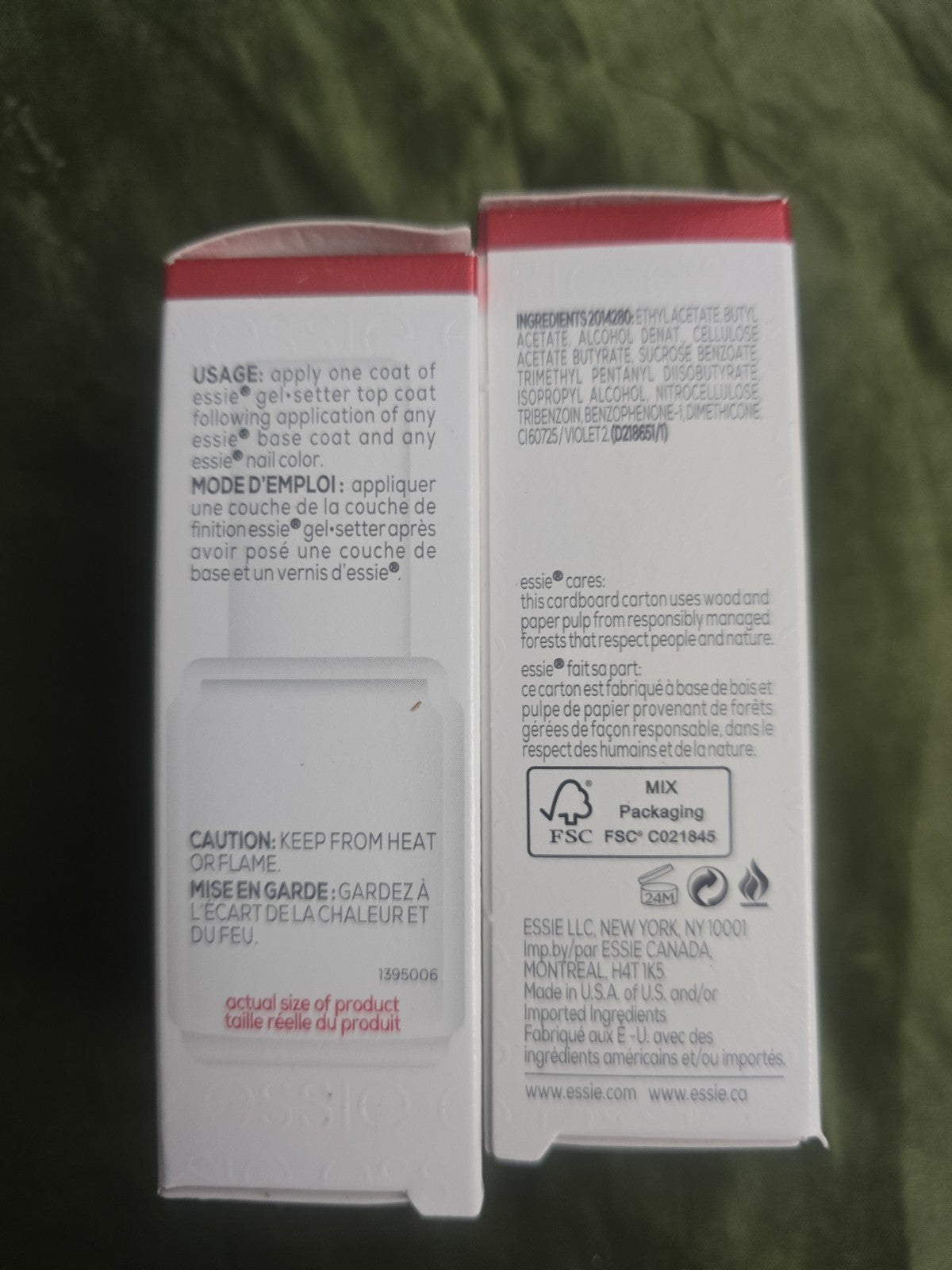 Essie Gel Top Coat Set - Durable Shine & Long-Lasting Finish
