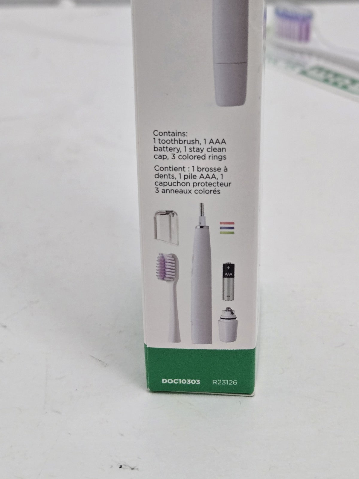 GUM Sonic Battery Powered Toothbrush Soft Compact & Refill Heads