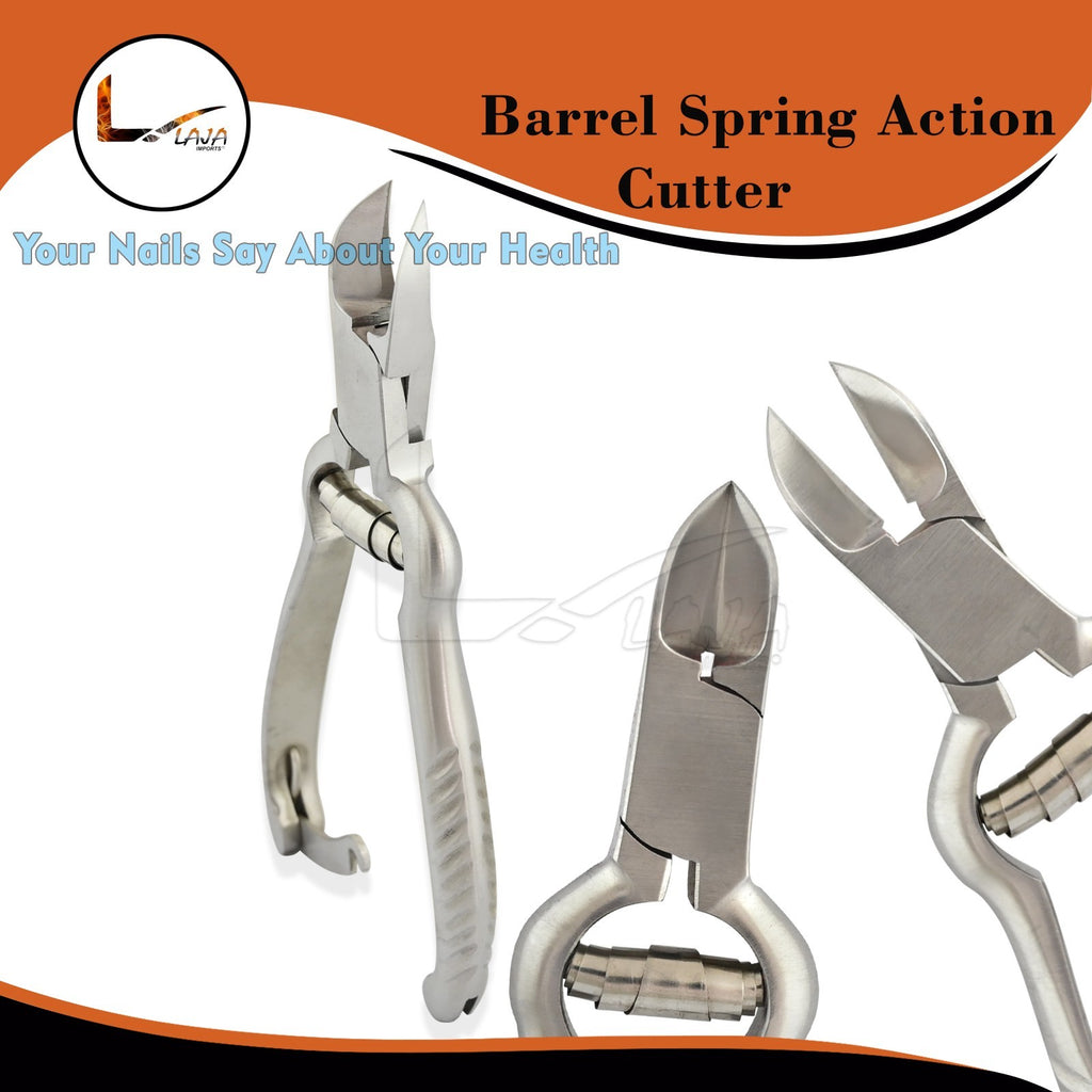 Heavy Duty Podiatrist Toenail Clippers for Thick & Ingrown Nails - 5.5 Inch Stainless Steel