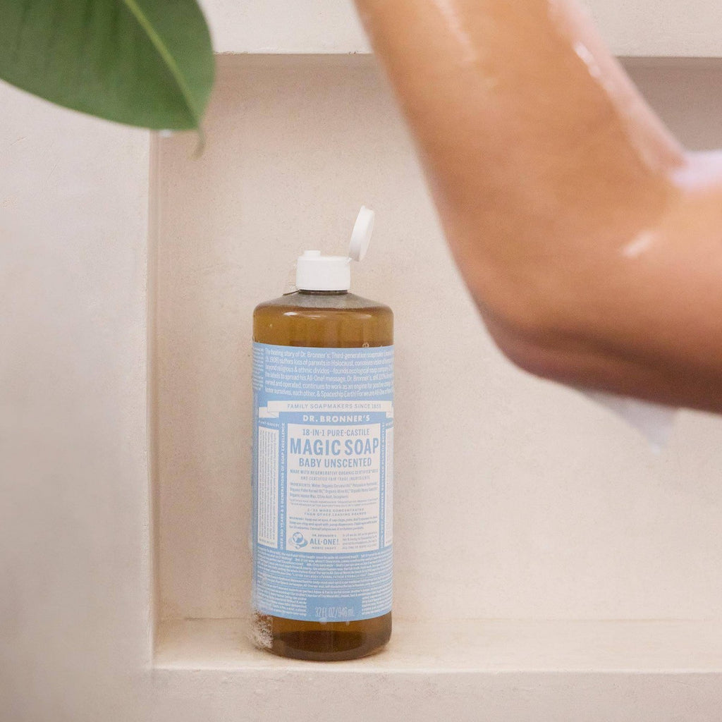 Unscented Castile Liquid Soap for Sensitive Skin 32 fl oz - Baby & Family