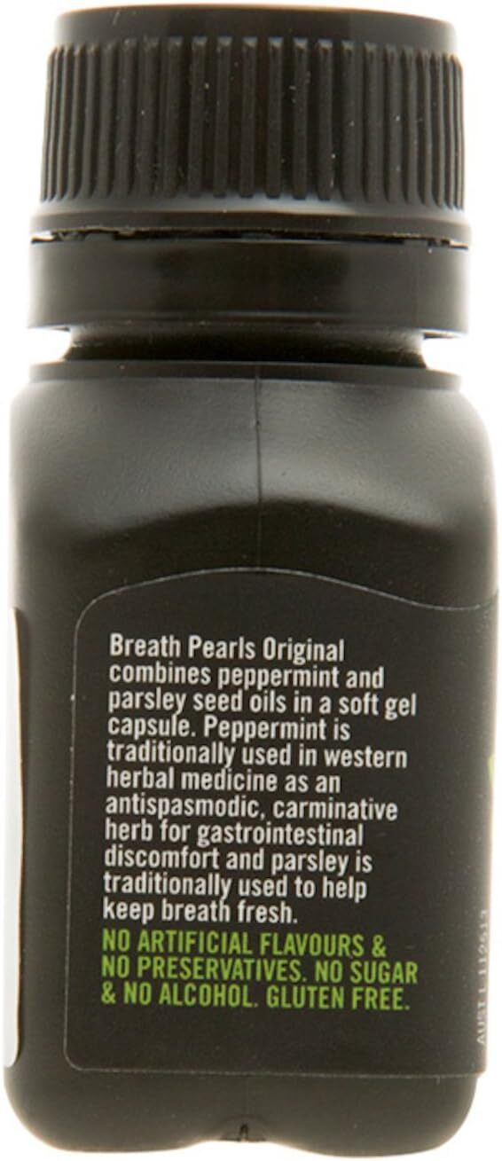 Breath Freshening Softgels - Long Lasting Natural Breath Freshener, 50 Capsules