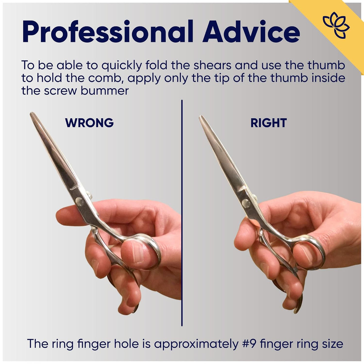Professional Hair Cutting Scissors 6.5 Inch Japanese Steel Salon Shears