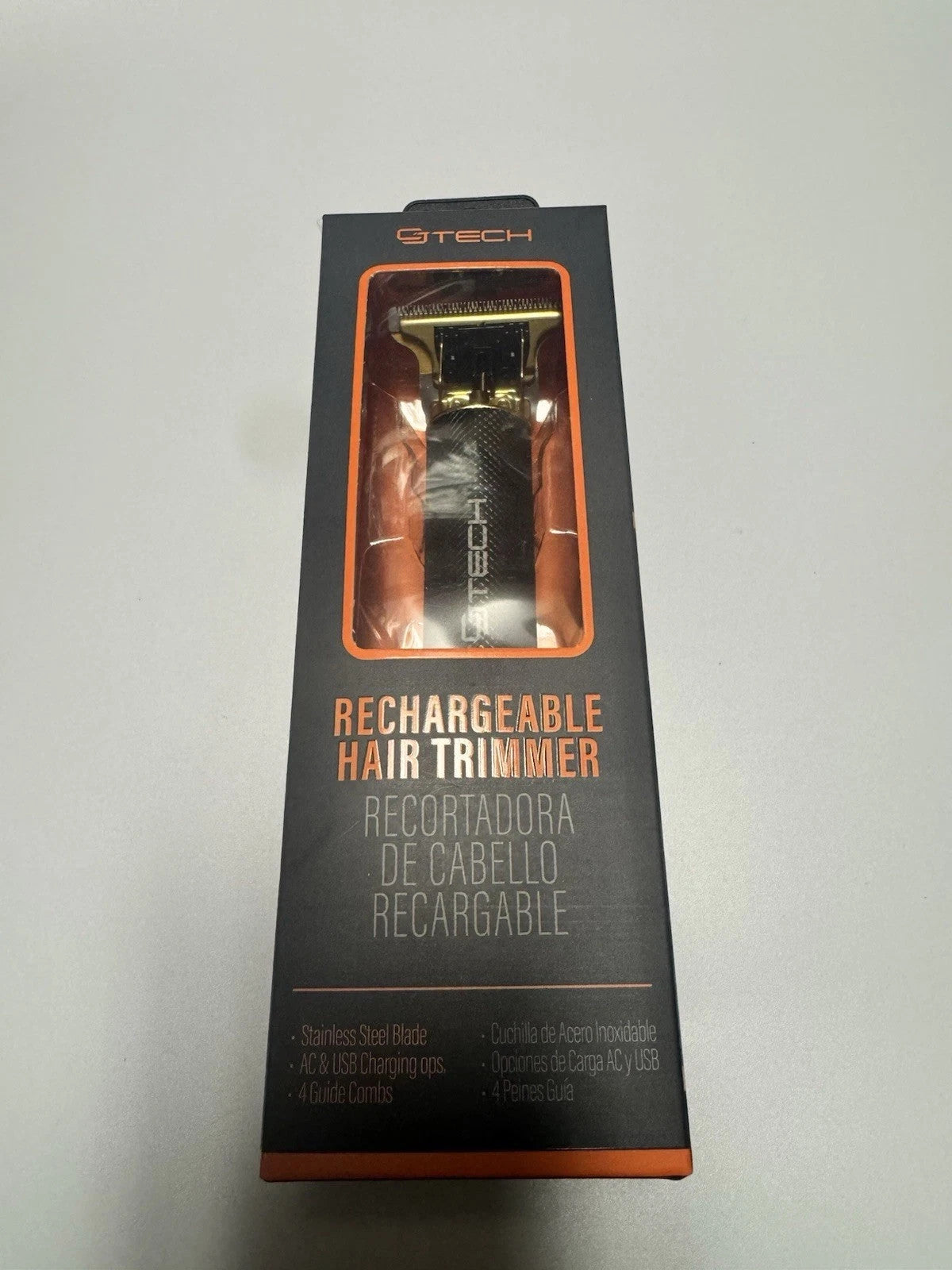 Rechargeable Hair Trimmer for Men with Accessories - Stainless Steel Blades, 60+ Minutes Runtime