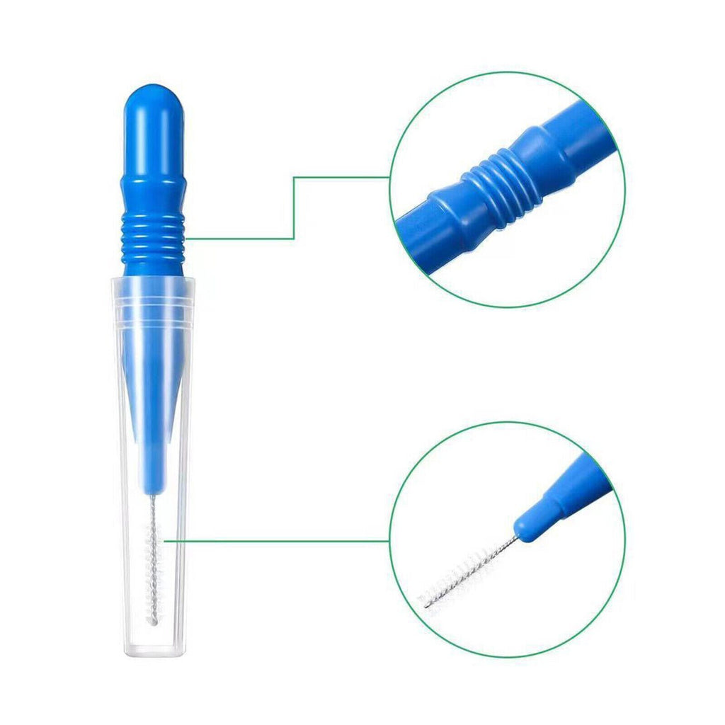 Dental Orthodontic Oral Floss & Interdental Brush Pack for Teeth Cleaning