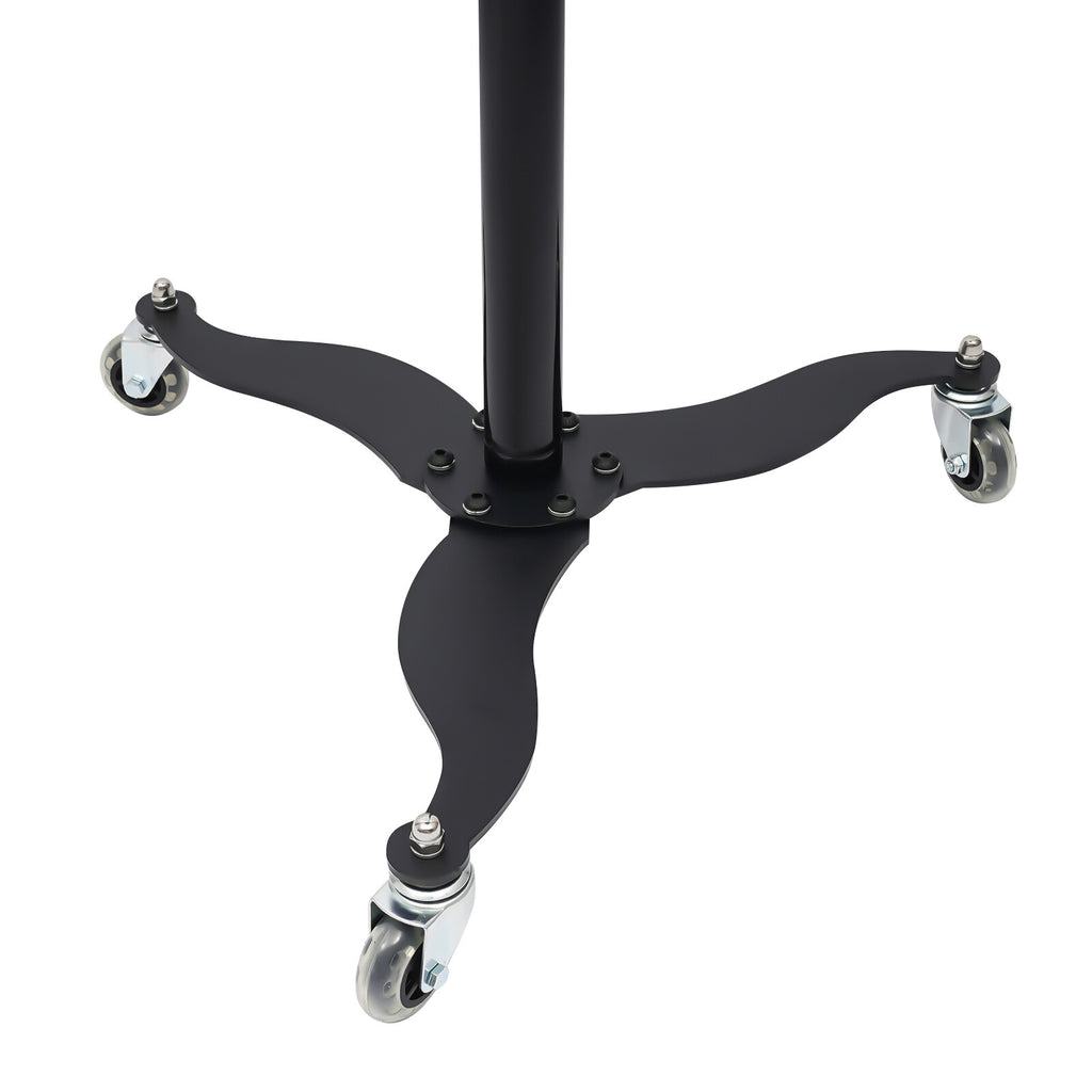Adjustable Hairdressing Trolley with 2 Bowls for Salon & Barbershop