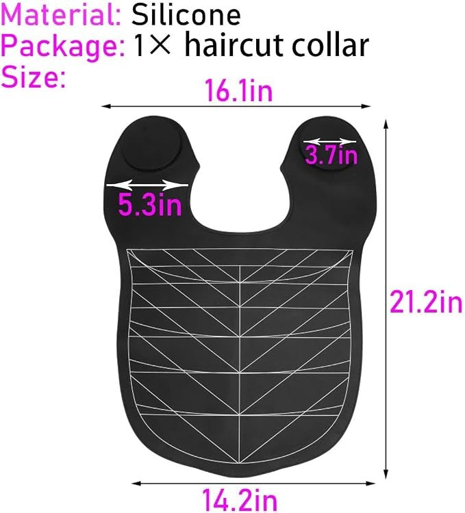 Hair Cutting Guide Collar Silicone Waterproof for Hair Stylists