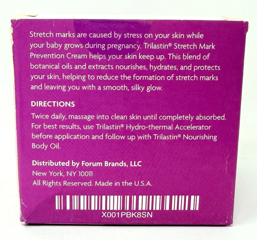 TriLASTIN Maternity Stretch Mark Prevention & Healing Cream 4 oz