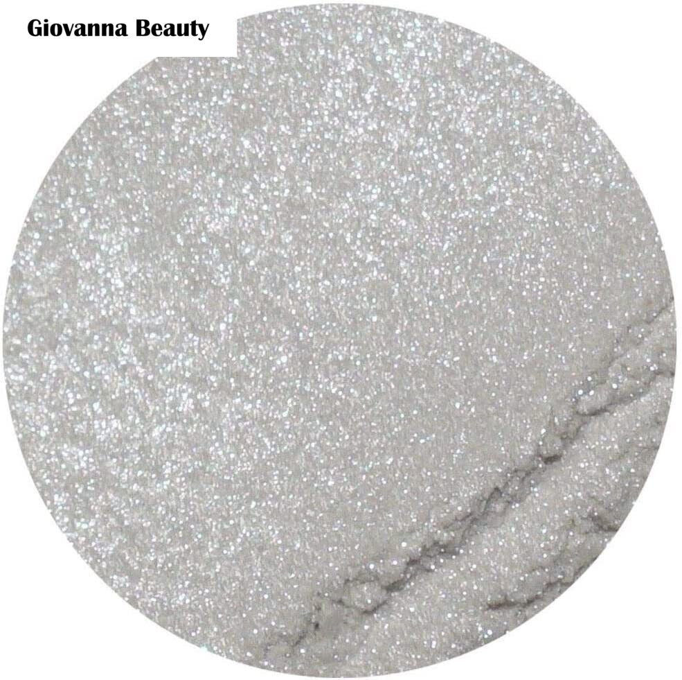 White Chrome Powder Nail Art Pigment - High Shine Pearl Dust for Gel Nails