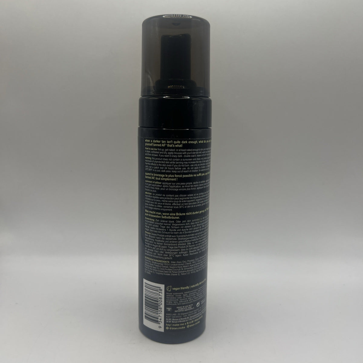 Dark Tan Self Tanning Mousse - 1 Hour Long-Lasting Sunless Tanning Foam 6.7 fl oz