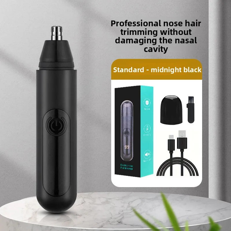 Rechargeable Unisex Nose Hair Trimmer with Removable Knife Head