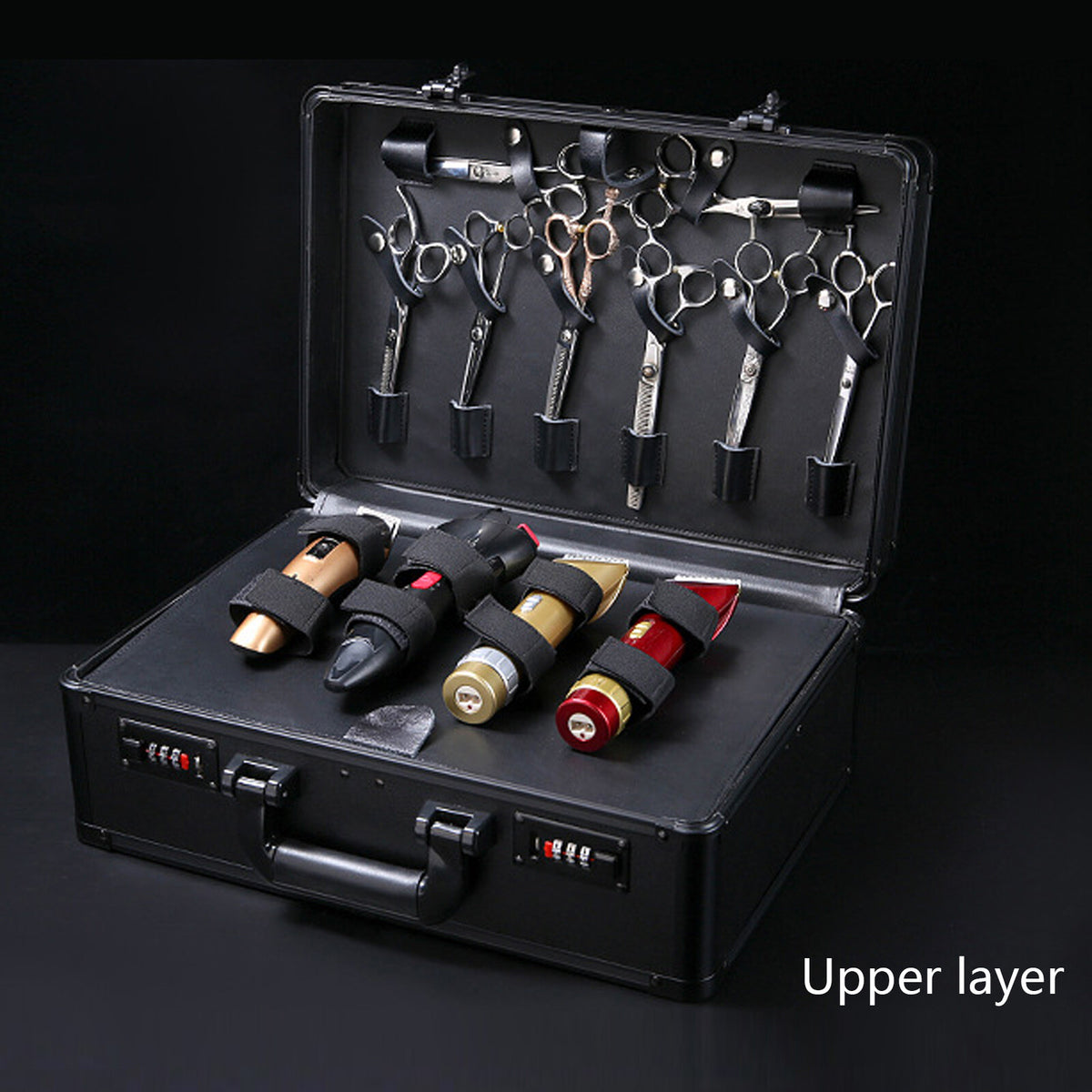 Portable Barber Carrying Case for Trimmers and Styling Tools