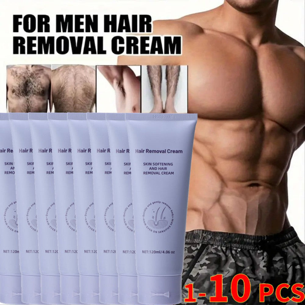 Permanent Hair Removal Cream for Body & Sensitive Skin - Painless Inhibitor