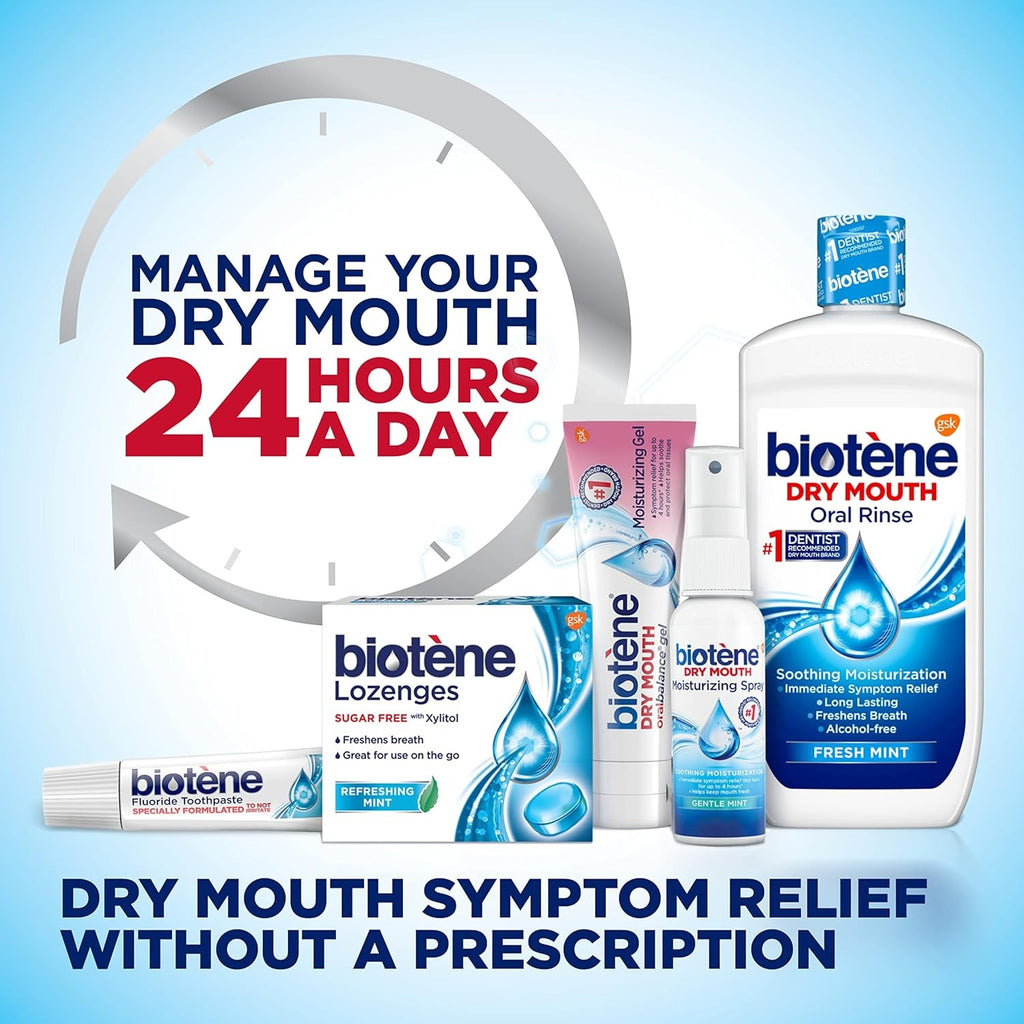 Moisturizing Dry Mouth Gel - Alcohol Free, Flavor Free, 1.5 Oz
