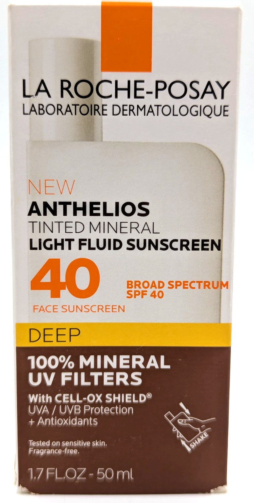 La Roche-Posay Anthelios 40 SPF Mineral Sunscreen - 1.7 Fl Oz, Pack of 2