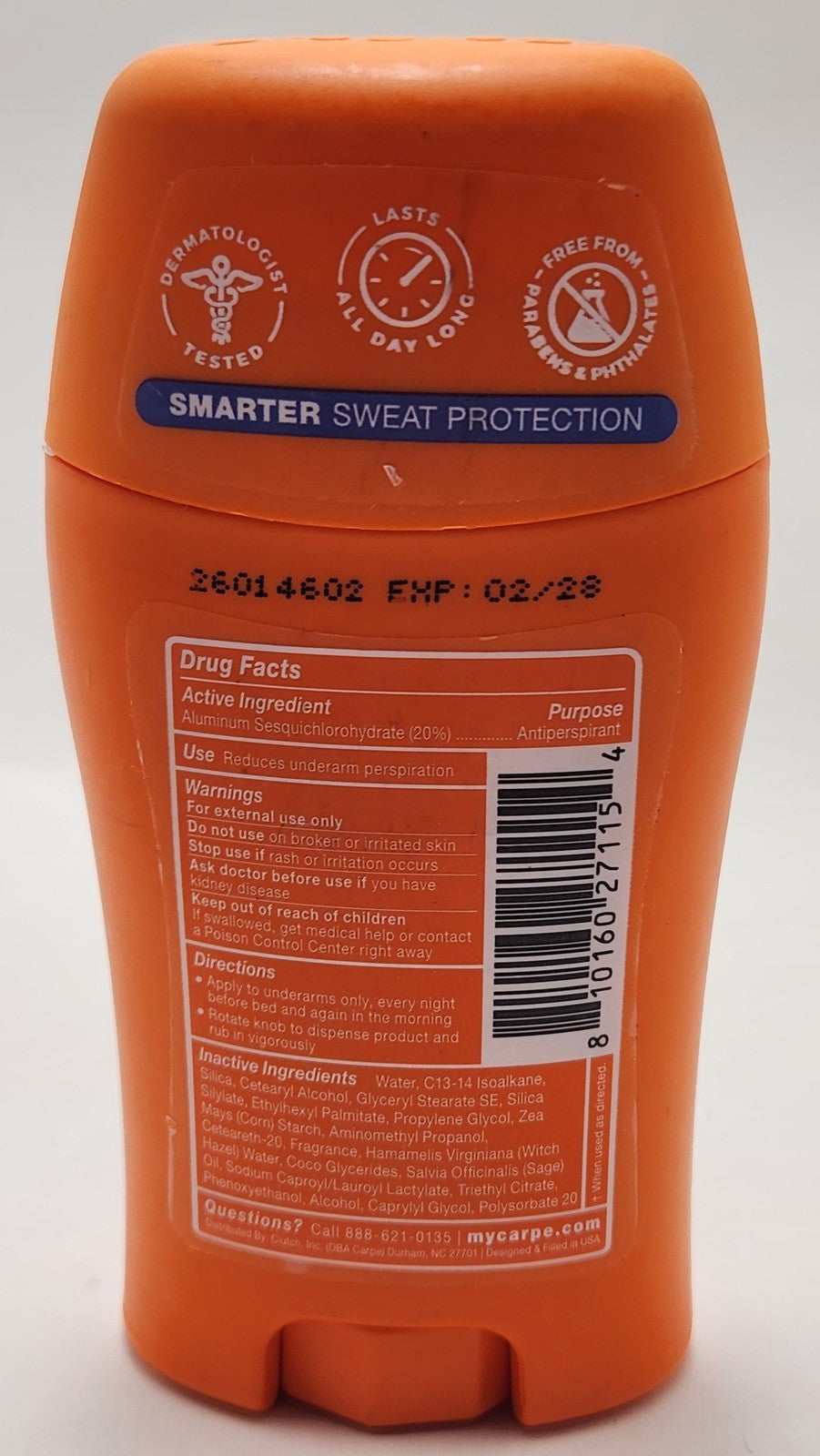 Citrus & Salt Antiperspirant Deodorant for Underarms - 1.76 oz