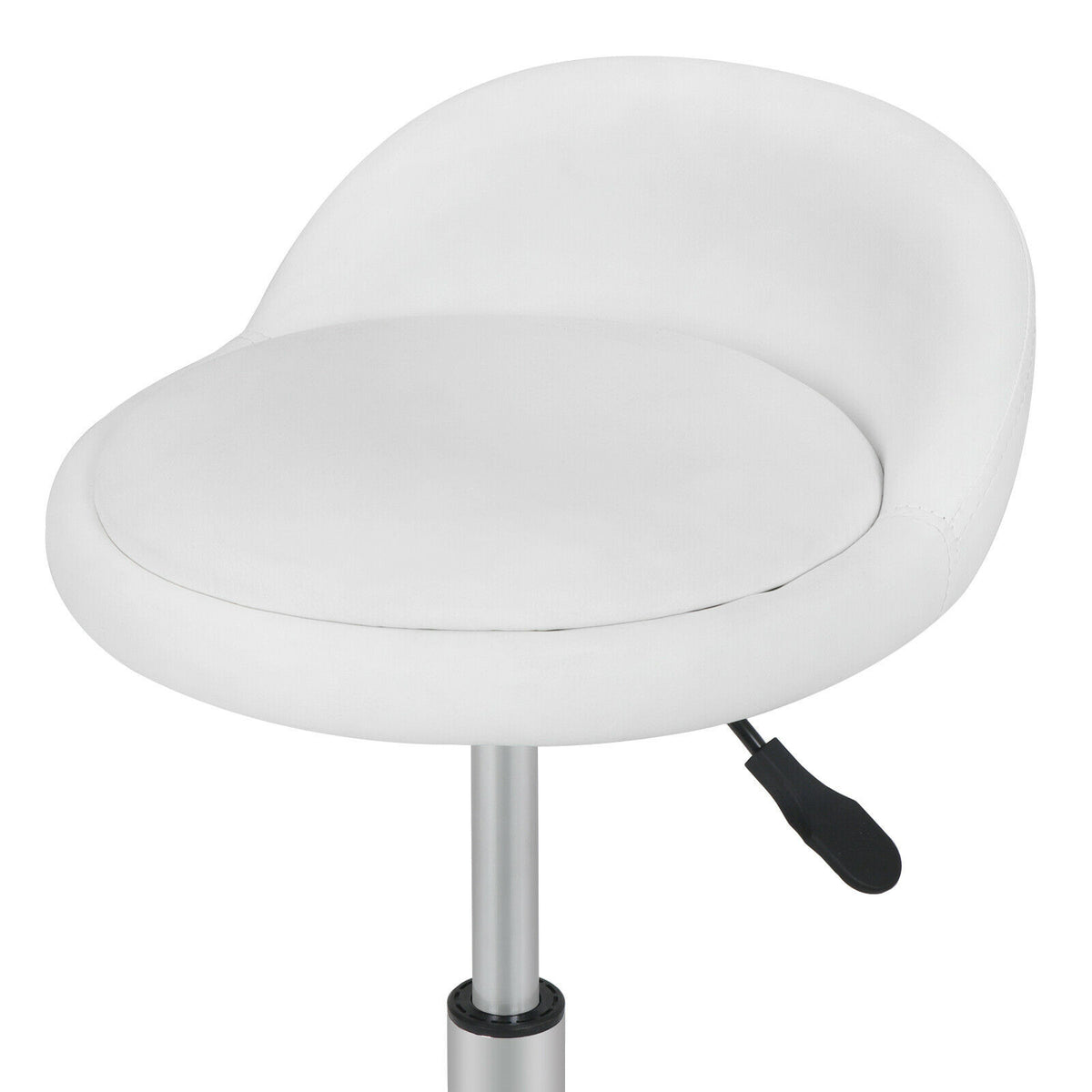 Swivel Facial Massage Stool with Wheels & Adjustable Height – Salon & Spa Chair