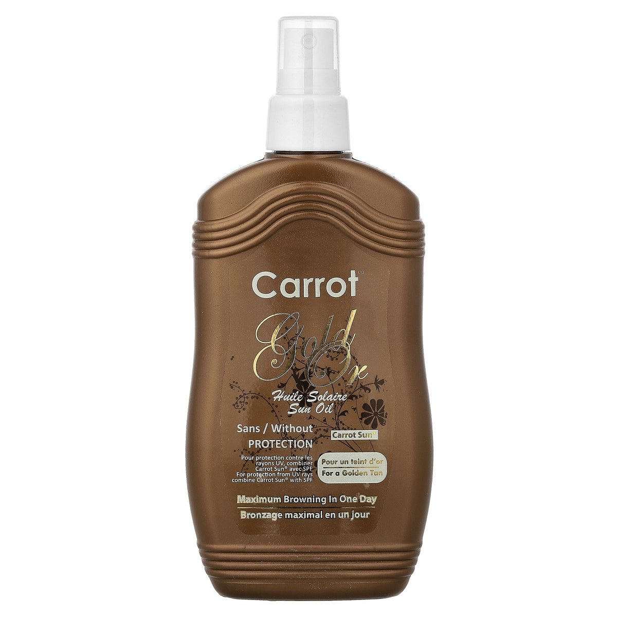 Sun Tanning Oil with Gold Oils & SPF - 200ml