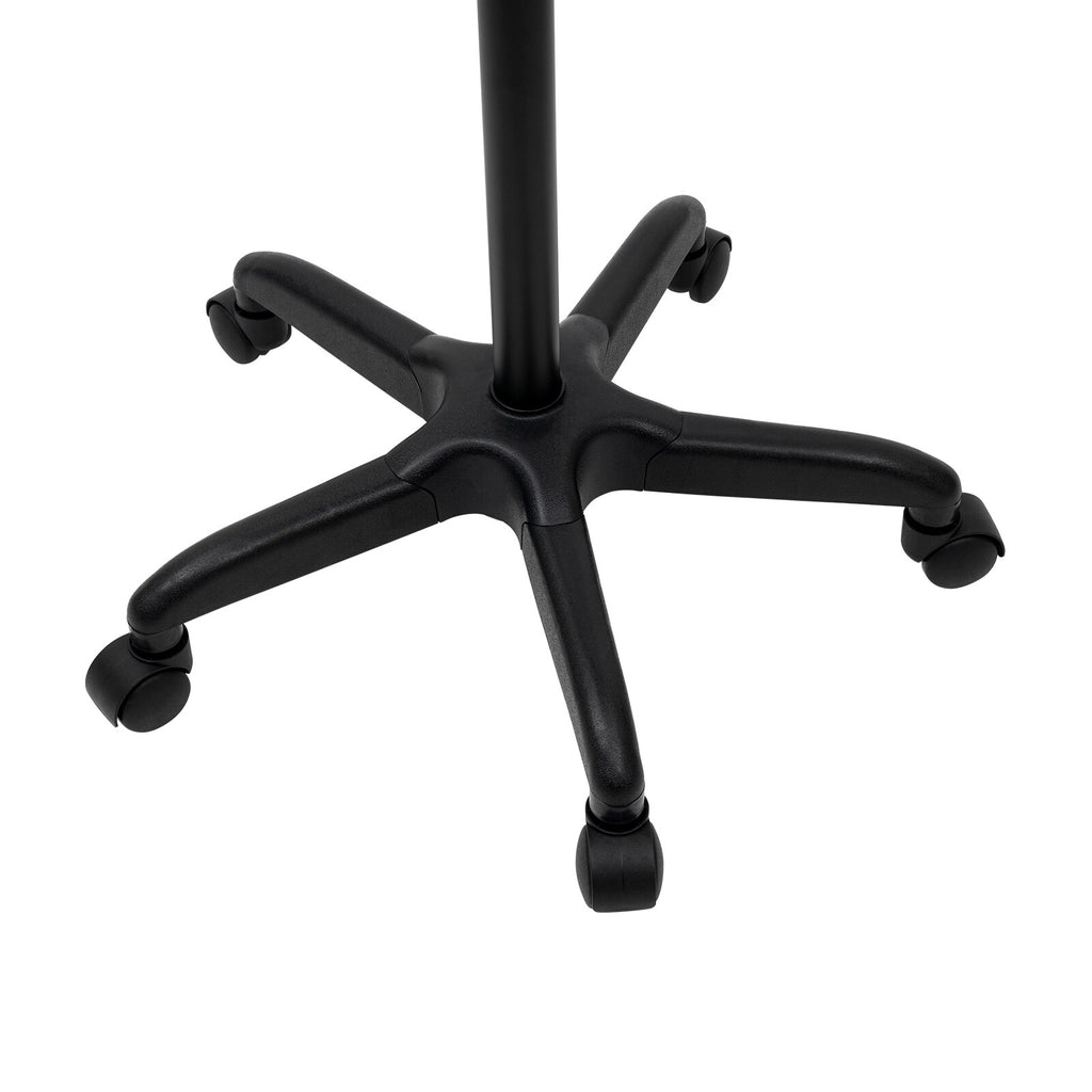 Adjustable Aluminum Salon Trolley Cart with Large Tray and Wheels