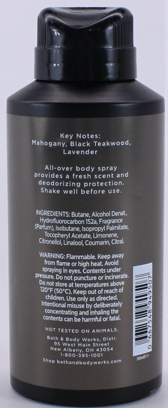 Men's Teakwood Deodorant Body Spray - Fresh, Long-Lasting Fragrance 3.7 FL OZ