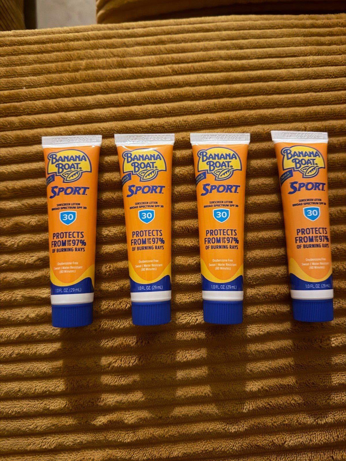SPF 30 Sunscreen Lotion Pack of 4 - Water-Resistant, Broad Spectrum