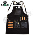 Professional Hairdresser Barber Salon Apron with Pockets - Stylish & Durable