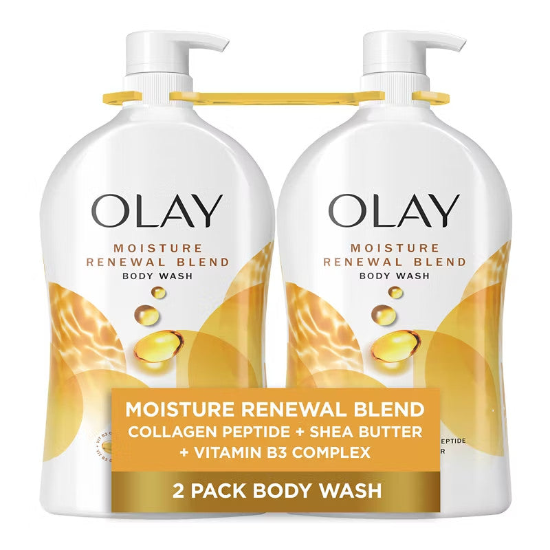 Moisture Renewal Body Wash 2-Pack - Hydrating Shower Gel for Dry Skin