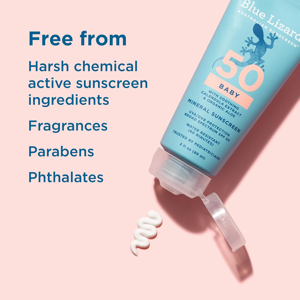 Baby Mineral Sunscreen SPF 50+ Water Resistant UVA UVB Protection 3oz
