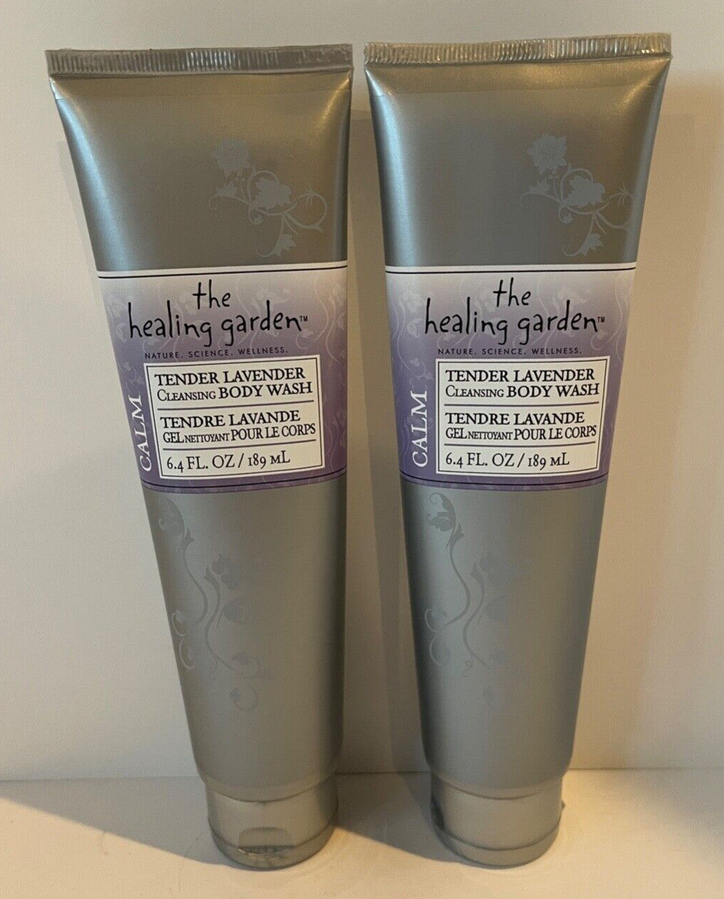 (Pack of 2) Lavender Body Wash - Gentle 6.4 oz Cleansing Shower Gel for Sensitive Skin