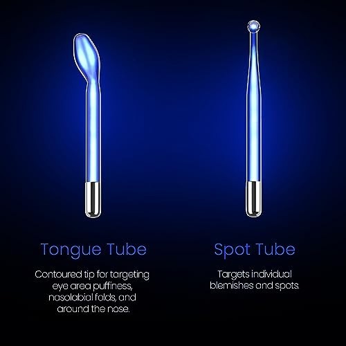 High Frequency Fusion Wand Accessory Set Neon & Argon Glass Applicators
