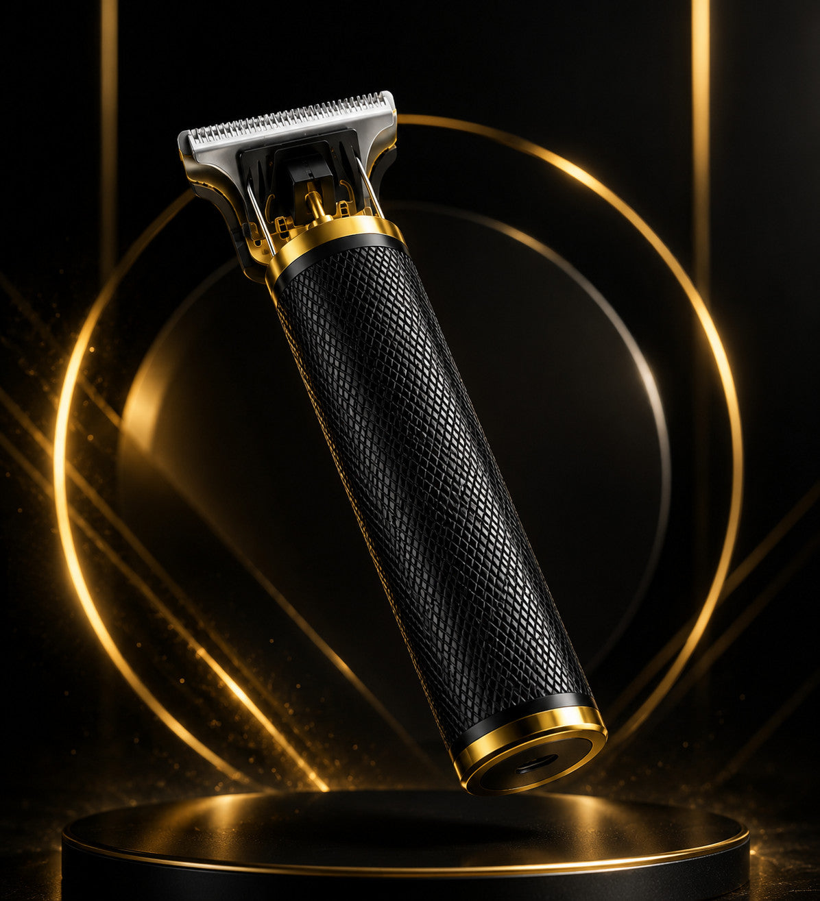 Men's Cordless USB Rechargeable Beard & Hair Trimmer with Guide Combs