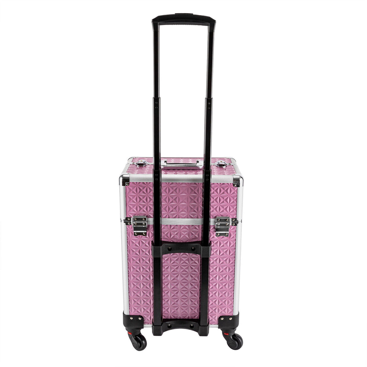 Rolling Makeup Train Case with Large Capacity & Organizer
