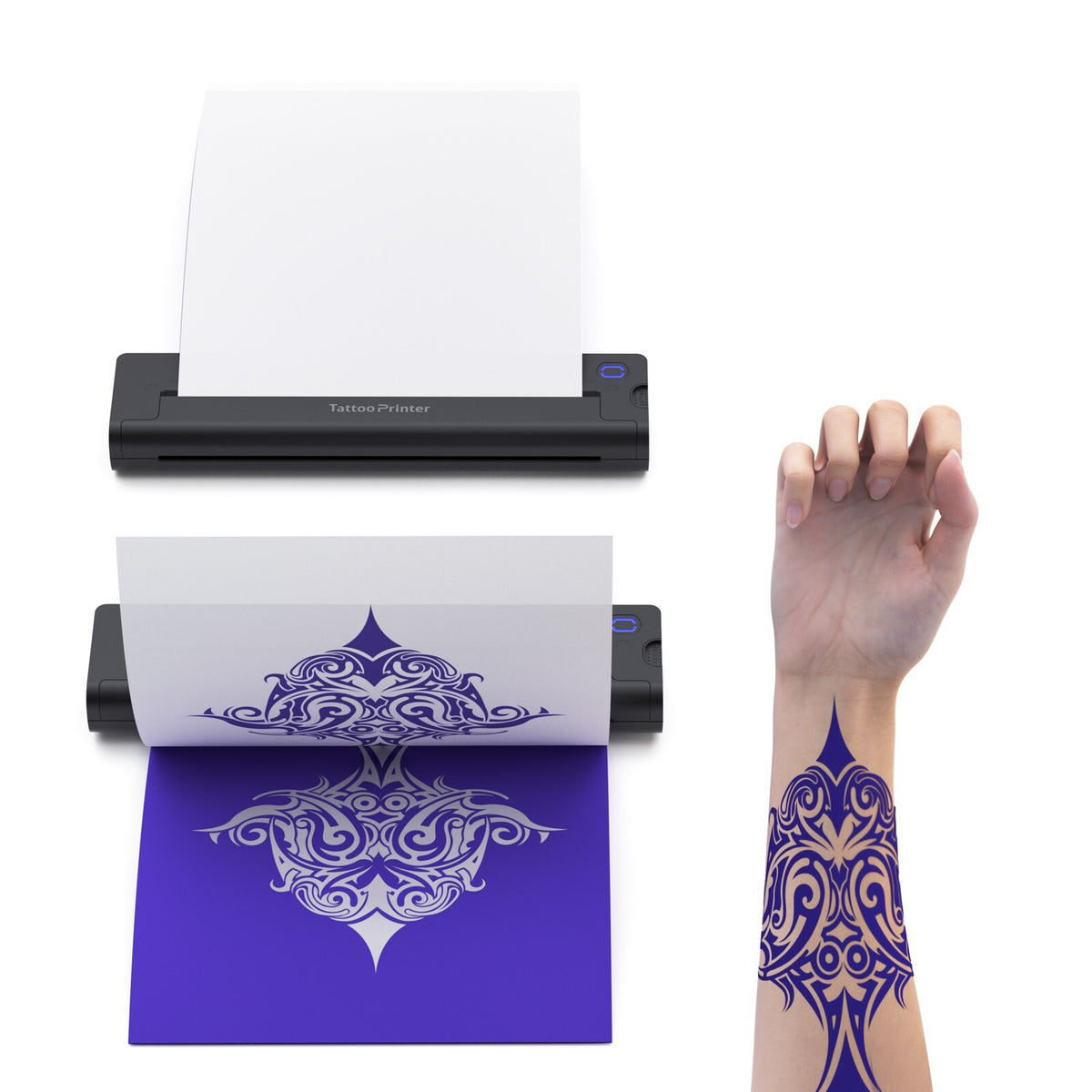 A41 Tattoo Stencil Printer — Wireless, Inkless Thermal Printer with 200 Pages/Charge