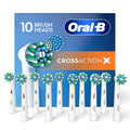 Oral-B CrossAction X Replacement Toothbrush Heads - 10 Pack