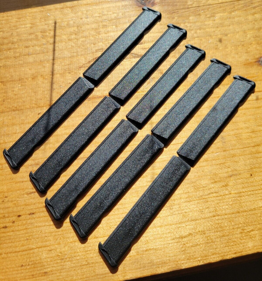 Black Synthetic Razor Blade Holder for Shavette Razors - Pack of 5