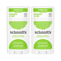 Natural Deodorant Pack of 2 - 24 Hour Odor Protection, Bergamot & Lime