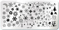 Christmas Nail Art Stamping Plate DIY Manicure Template UR-L21